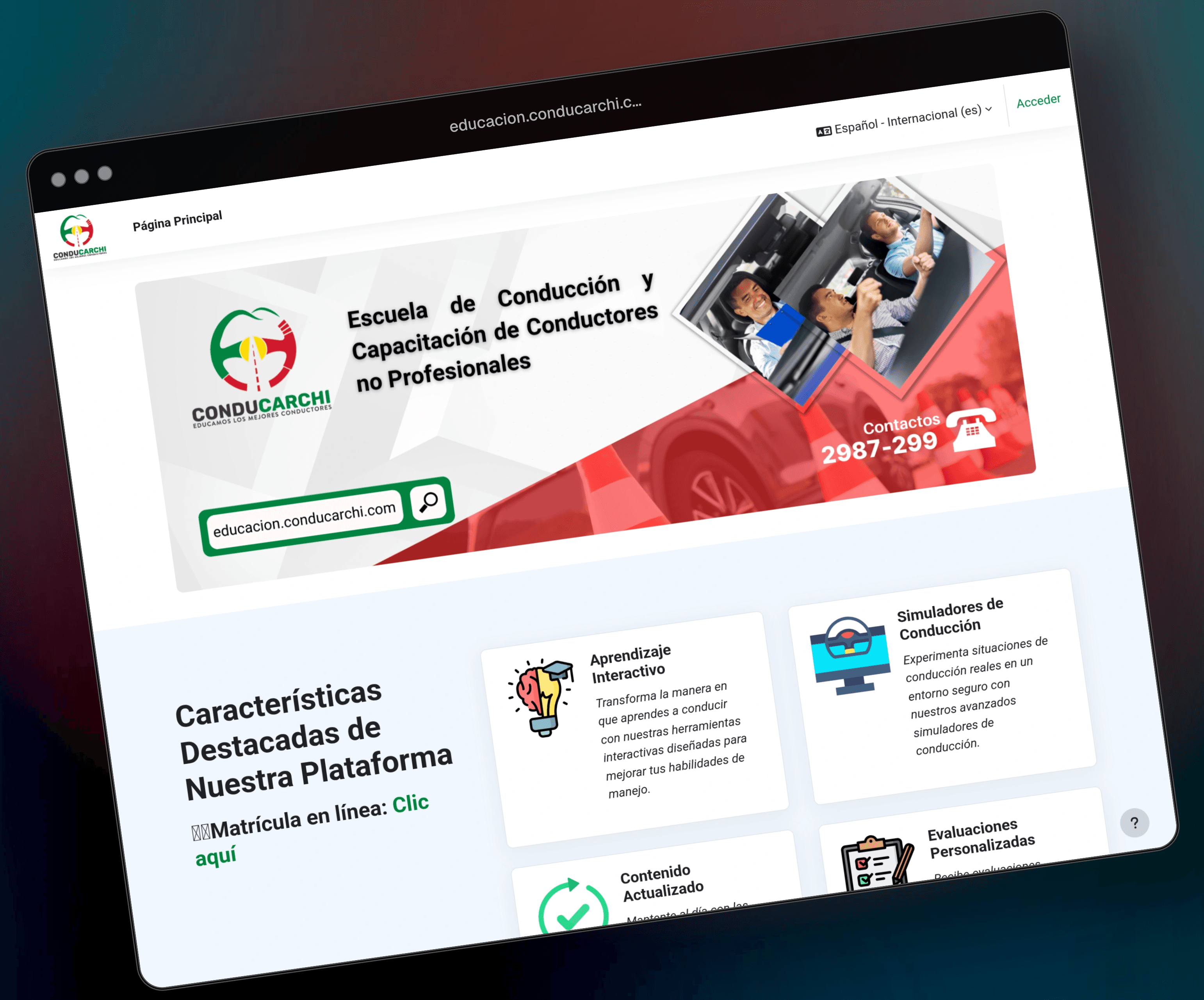 Sistema de gestión Conducarchi — Transporte