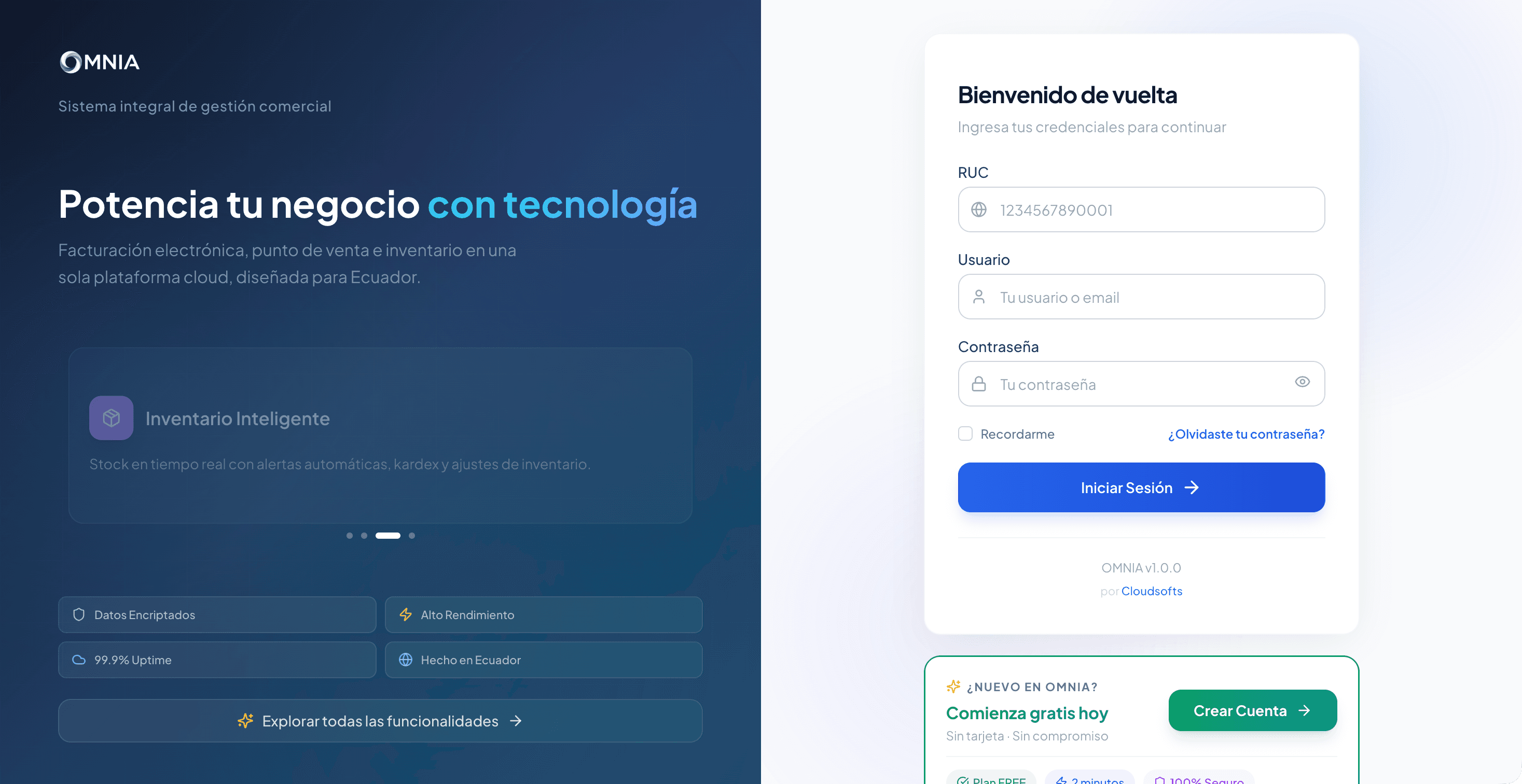 Omnia — Software empresarial