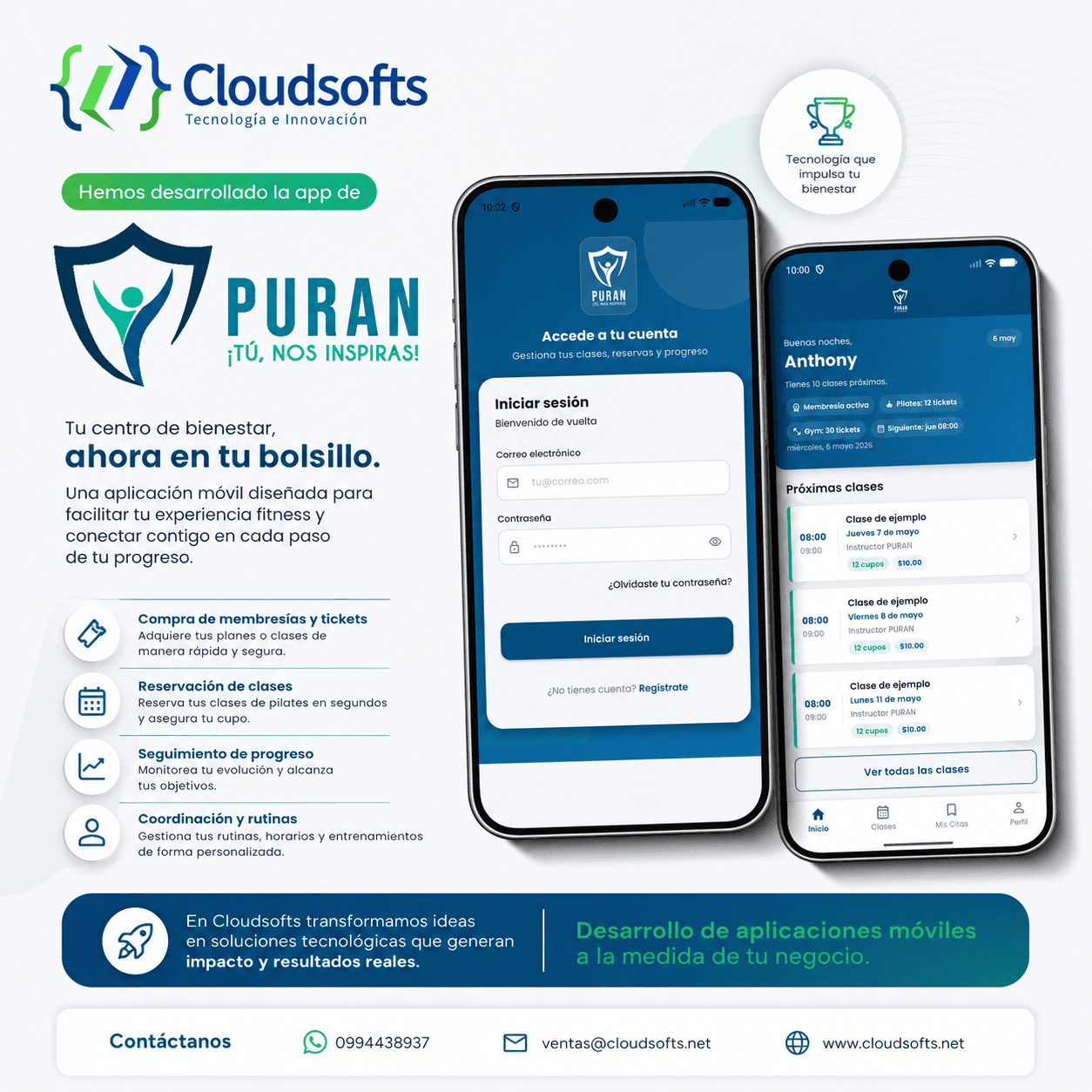 Puran — Fitness & Bienestar